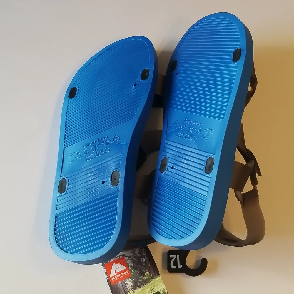 Ozark Trail Men's Adventure Adjustable Ankle Strap Sandals